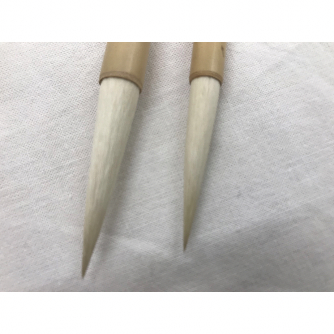 筆2本 中国製　純羊毫　新品 エンタメ/ホビーのアート用品(書道用品)の商品写真