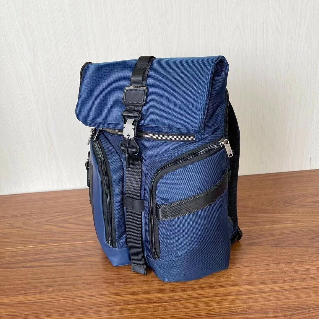 TUMI(トゥミ)のTUMI ALPHA BRAVO「ロジスティック」バックパックネイビー メンズのバッグ(バッグパック/リュック)の商品写真