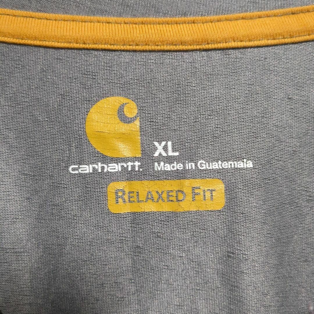 carhartt(カーハート)のcarnarttラグランジップパーカー　ダークグレーメンズXL b36 メンズのトップス(パーカー)の商品写真