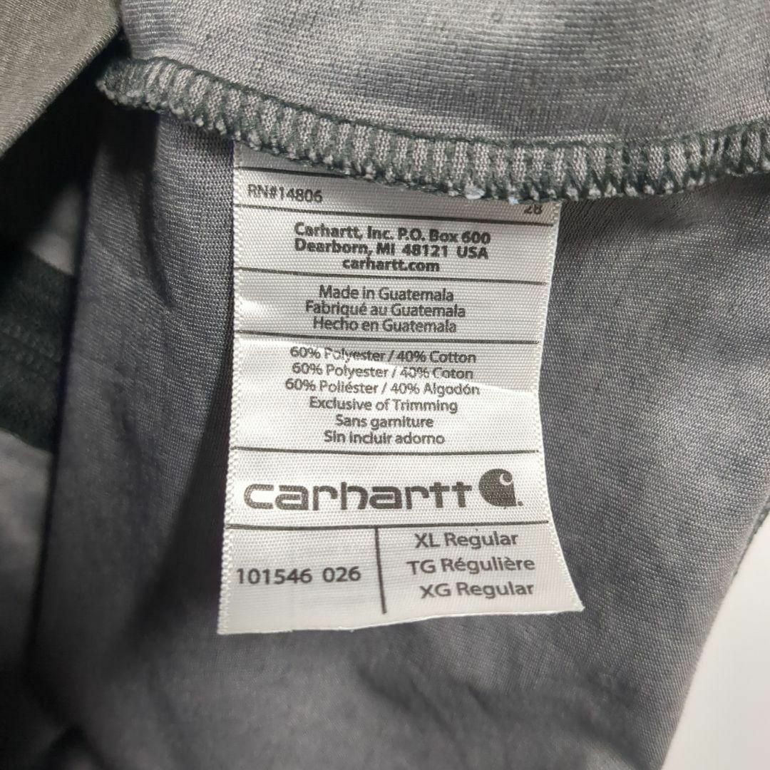 carhartt(カーハート)のcarnarttラグランジップパーカー　ダークグレーメンズXL b36 メンズのトップス(パーカー)の商品写真