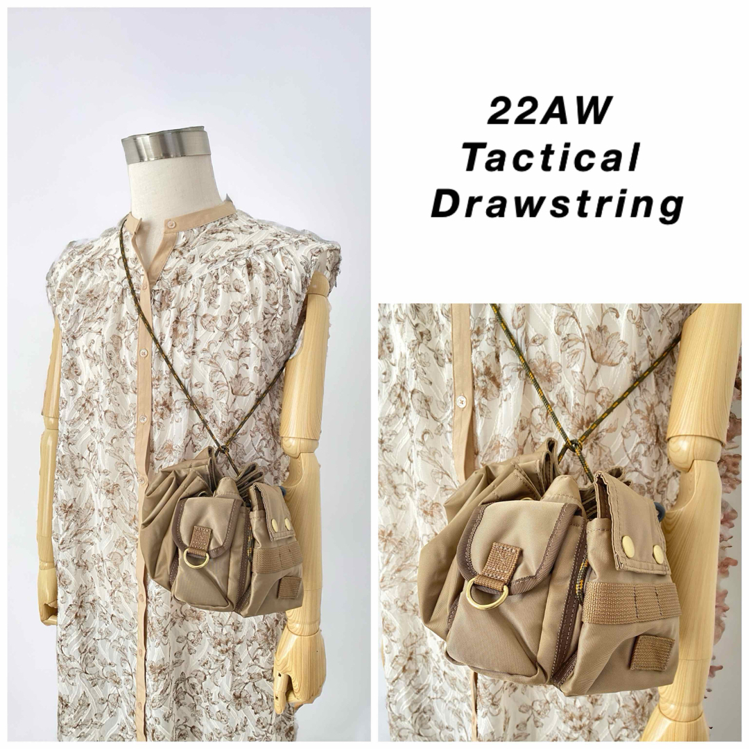 sacai(サカイ)の22AW Sacai PORTER タクティカル ドローストリングバッグ ポーチ レディースのファッション小物(ポーチ)の商品写真