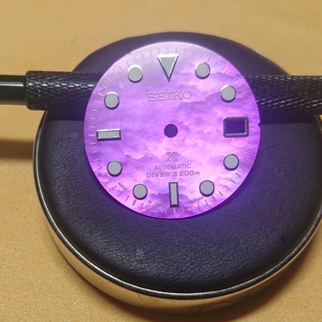 社外 パープル ダイヤル 29㎜ メンズの時計(その他)の商品写真