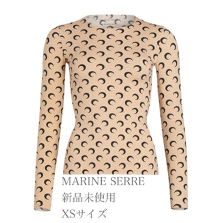 ■ MARINE SERRE セカンドスキン ムーントップス ロングTシャツ ■(カットソー(長袖/七分))