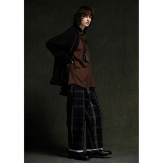 コモリ(COMOLI)の23AW NICENESS  GLASCOCK デタッチャブルカラーラガーシャツ(シャツ)