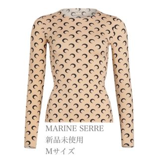 ■ MARINE SERRE セカンドスキン ムーントップス ロングTシャツ ■(カットソー(長袖/七分))