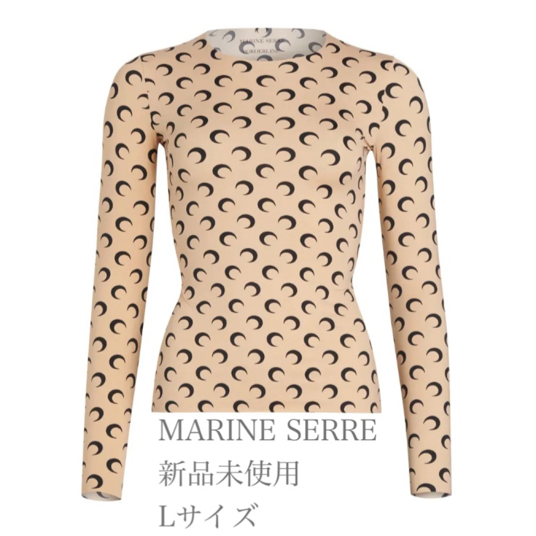 ■ MARINE SERRE セカンドスキン ムーントップス ロングTシャツ ■ レディースのトップス(カットソー(長袖/七分))の商品写真
