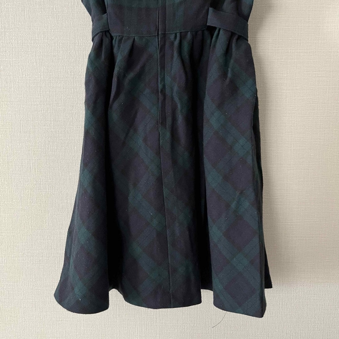 美品　SACCO サッコ　ワンピース　チェック　110 キッズ/ベビー/マタニティのキッズ服女の子用(90cm~)(ワンピース)の商品写真