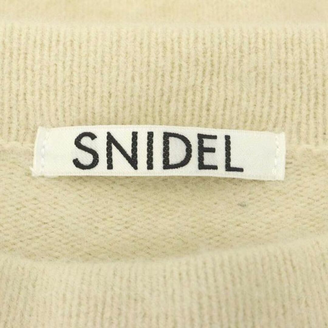 SNIDEL(スナイデル)のスナイデル ファーライクベルティッドニットワンピース 膝丈 長袖 ベルト付き F レディースのワンピース(ロングワンピース/マキシワンピース)の商品写真