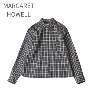 マーガレットハウエル(MARGARET HOWELL)のMARGARET HOWELL コットン チェックシャツ(シャツ/ブラウス(長袖/七分))