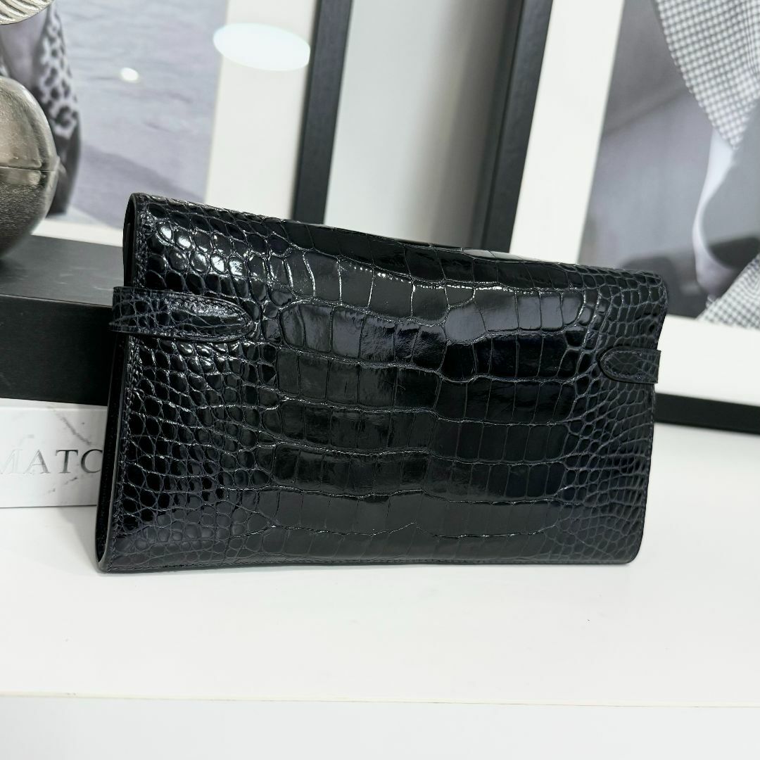 HERMES エルメス ケリーウォレット アリゲーター HERMES エルメス ケリーウォレット アリゲーター