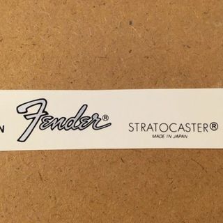 Fender Japan STRATOCASTER デカール 補修用 パーツ ⑬(エレキギター)