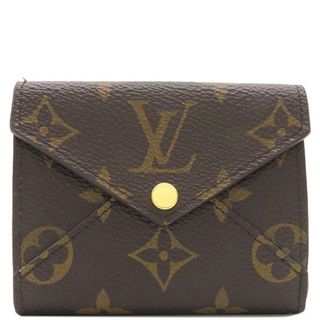 ルイヴィトン(LOUIS VUITTON)のルイヴィトン LOUIS VUITTON 三つ折り財布 ポルトフォイユ セレスト モノグラムキャンバス レザー ローズバレリーヌ ゴールド金具 コンパクト財布   M81665 RFID 【箱】【中古】(財布)