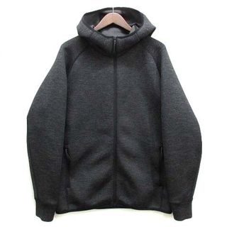 ユニクロ(UNIQLO)のユニクロ ウルトラストレッチ ドライスウェット パーカ ダークグレー XL(パーカー)