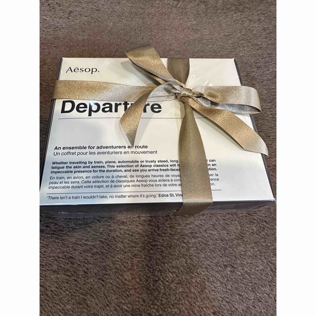 Aesop(イソップ)の値下げ最終価格　イソップ　departure キット　未開封 コスメ/美容のキット/セット(サンプル/トライアルキット)の商品写真