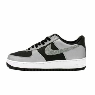 ナイキ(NIKE)のナイキ NIKE ■ 【 AIR FORCE 1 LOW SILVER SNAKE DJ6033 001 】 エア フォース 1 ロー シルバー スネーク スニーカー　f21154(スニーカー)