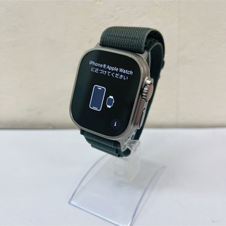 アップルウォッチ(Apple Watch)のアップルウォッチ ウルトラ 49mm チタニウム A2684 MQFN3J/A (腕時計(デジタル))
