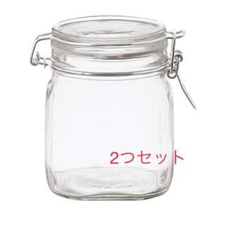 ムジルシリョウヒン(MUJI (無印良品))の無印良品 ソーダガラス瓶 750ml 2つセット(容器)