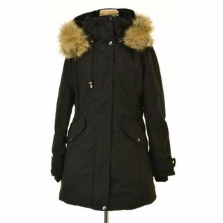 ザラ(ZARA)の【ZARA】WINTER PARKA ファーフード付 中綿コート(毛皮/ファーコート)