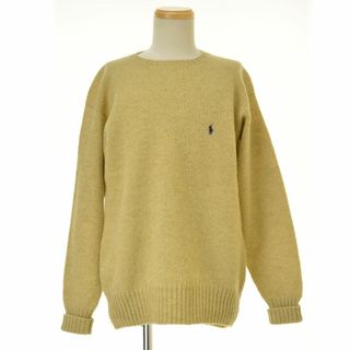 ポロラルフローレン(POLO RALPH LAUREN)の【POLORALPHLAUREN】ポニー刺繍ウール長袖ニットセーター(ニット/セーター)