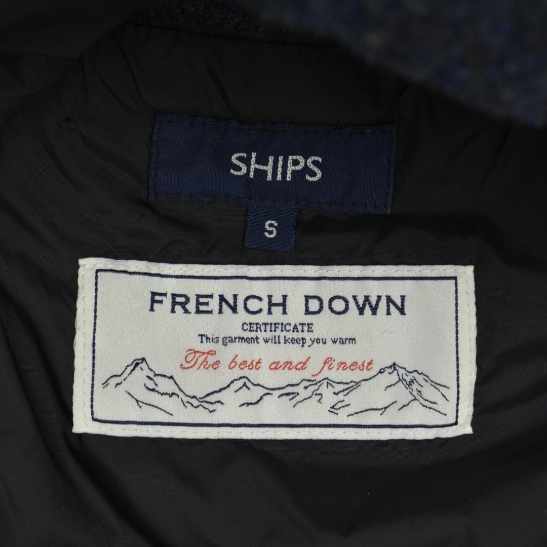 SHIPS(シップス)の【SHIPS】114-55-0028 SA ツイードダウンPコート メンズのジャケット/アウター(ピーコート)の商品写真