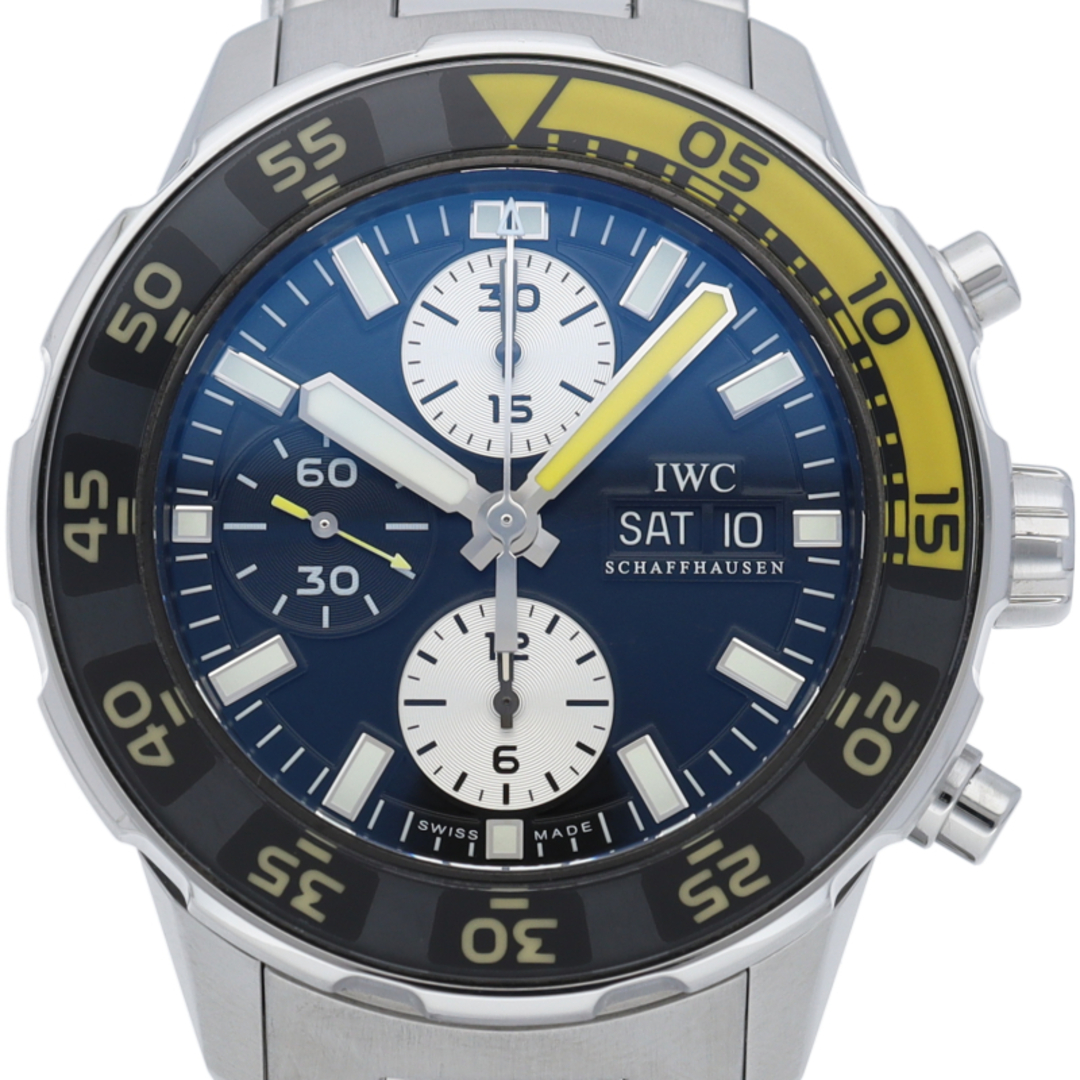 IWC(インターナショナルウォッチカンパニー)のインターナショナルウォッチカンパニー IWC アクアタイマー クロノグラフ Aquatimer Chronograph IW376701 箱 保証書 SS メンズ時計 ブラック 仕上げ済 美品 【中古】 メンズの時計(その他)の商品写真