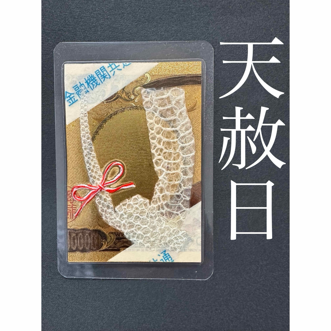 白蛇の抜け殻☆巳年生まれが育てる蛇のお守り☆産道☆貴重【天赦 白蛇の抜け殻☆巳年生まれが育てる蛇のお守り☆産道☆貴重【天赦