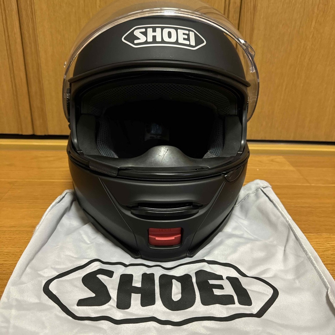 SHOEI(ショウエイ)の値下中：中古品おまけ付き★NEOTEC II★ネオテック ツー★SHOEI 自動車/バイクのバイク(ヘルメット/シールド)の商品写真