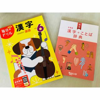 ベネッセ(Benesse)の『学研 漢字ドリル』& 『進研ゼミ 漢字+ことば辞典』6年生用(語学/参考書)