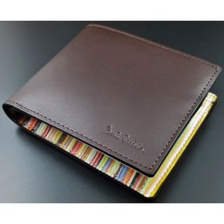 ポールスミス(Paul Smith)の残りわずか☆新品☆箱付 ポールスミス マルチインサイド 折り財布 濃茶(折り財布)