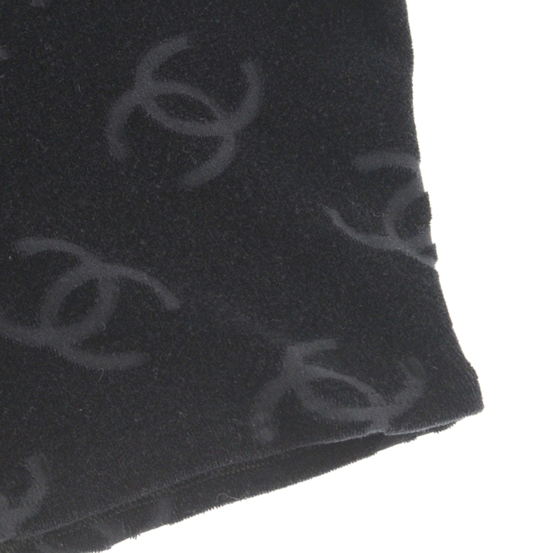 CHANEL - シャネル CHANEL クロップド丈 チビ丈 ベロア 半袖 CHANEL - シャネル CHANEL クロップド丈 チビ丈 ベロア 半袖