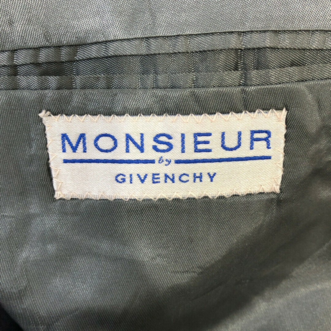 N348/ヴィンテージ GIVENCHY ダブルスーツ BE6 グレー 秋冬 CLASSICO TAPERED】【秋冬】2釦シングルスーツ 1タック/グレー