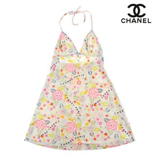 シャネル(CHANEL)のシャネル CHANEL 総柄 マイヨ 水着 フレア  ワンピース(その他)