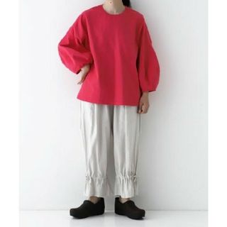 ネストローブ(nest Robe)のnest Robe コットン天竺ランタンスリーブプルオーバー(カットソー(長袖/七分))