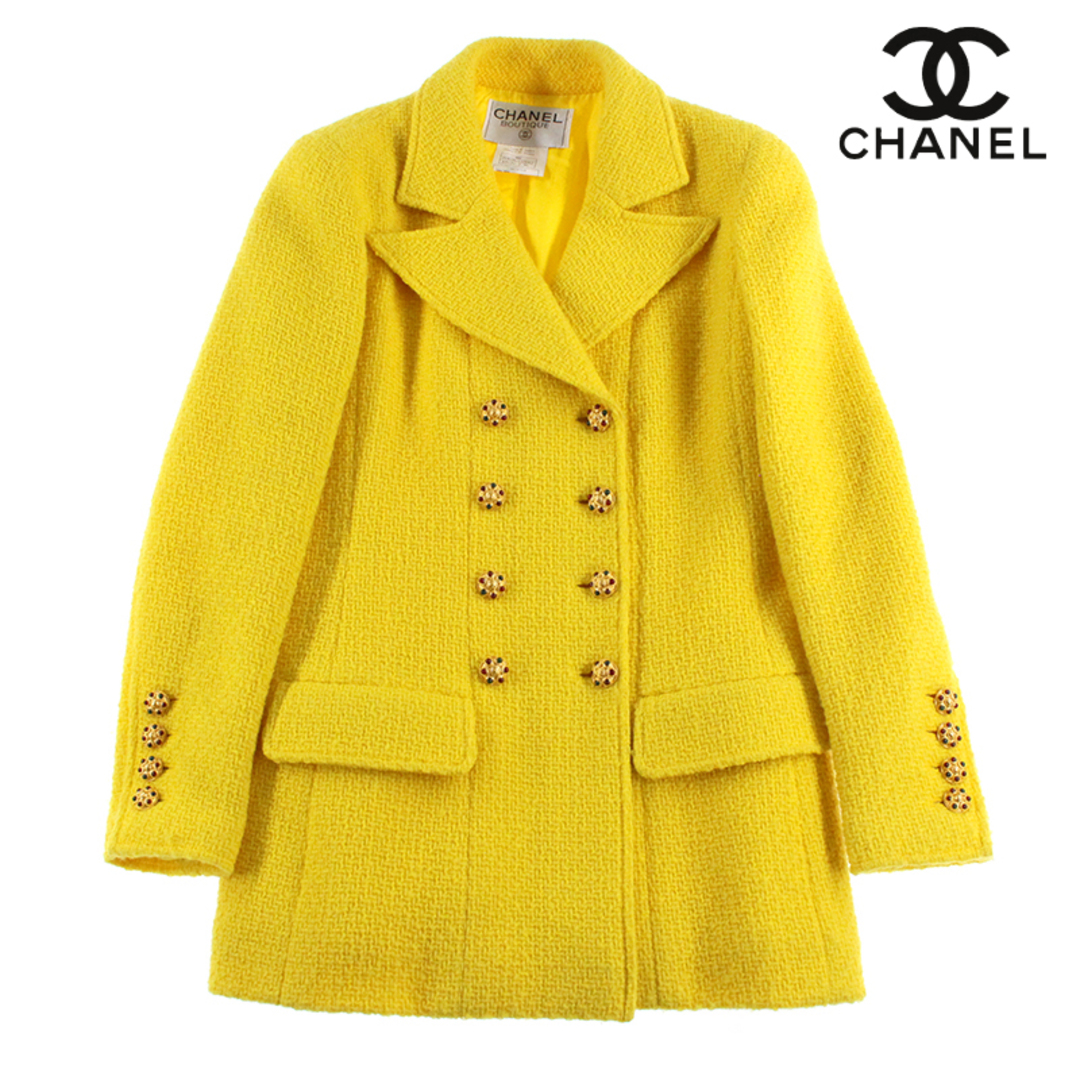 CHANEL(シャネル)のシャネル CHANEL グリポアボタン ウール ジャケット レディースのジャケット/アウター(その他)の商品写真