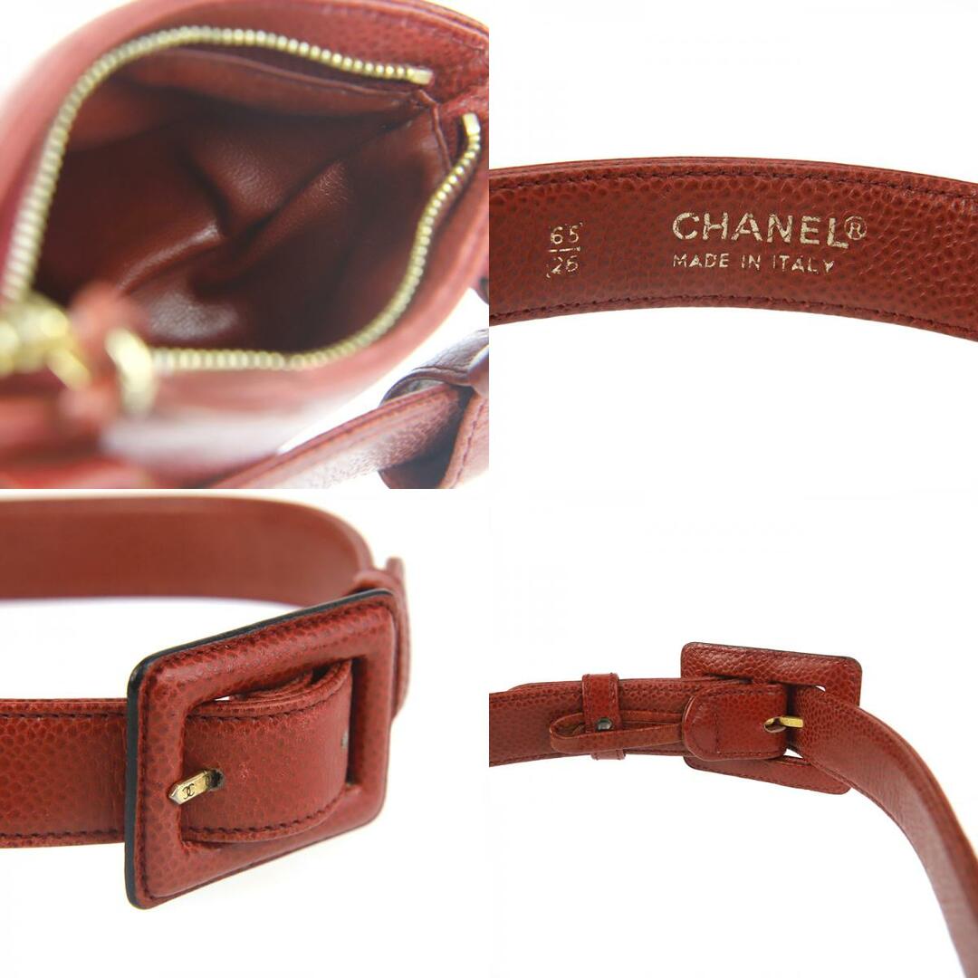 CHANEL(シャネル)のシャネル CHANEL キャビアスキン ポーチ ウエストバッグ レザー レディースのバッグ(ボディバッグ/ウエストポーチ)の商品写真