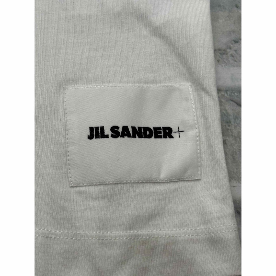 Jil Sander(ジルサンダー)のJILSANDER＋　ロゴパッチ　クルーネック　Tシャツ メンズのトップス(Tシャツ/カットソー(半袖/袖なし))の商品写真