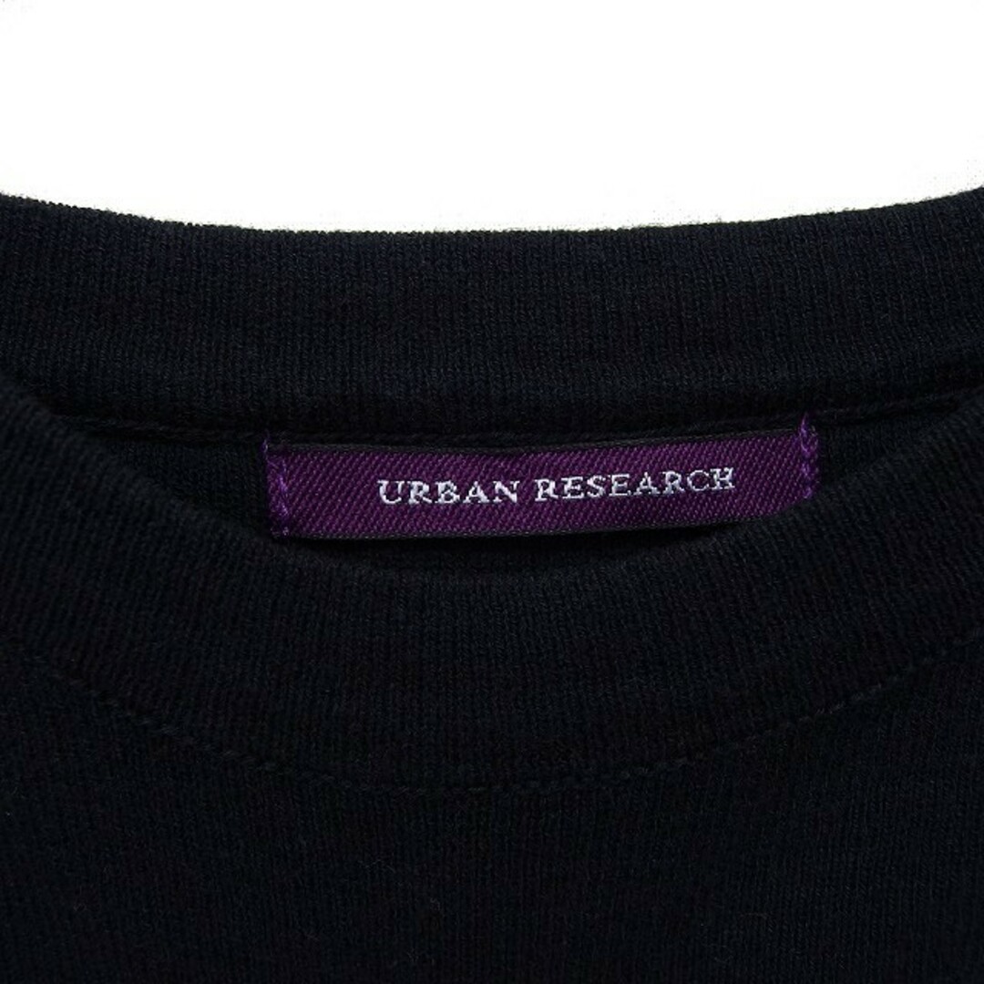 URBAN RESEARCH(アーバンリサーチ)のアーバンリサーチ カットソー リブ コットン 綿 クルーネック ノースリーブ F レディースのトップス(カットソー(半袖/袖なし))の商品写真