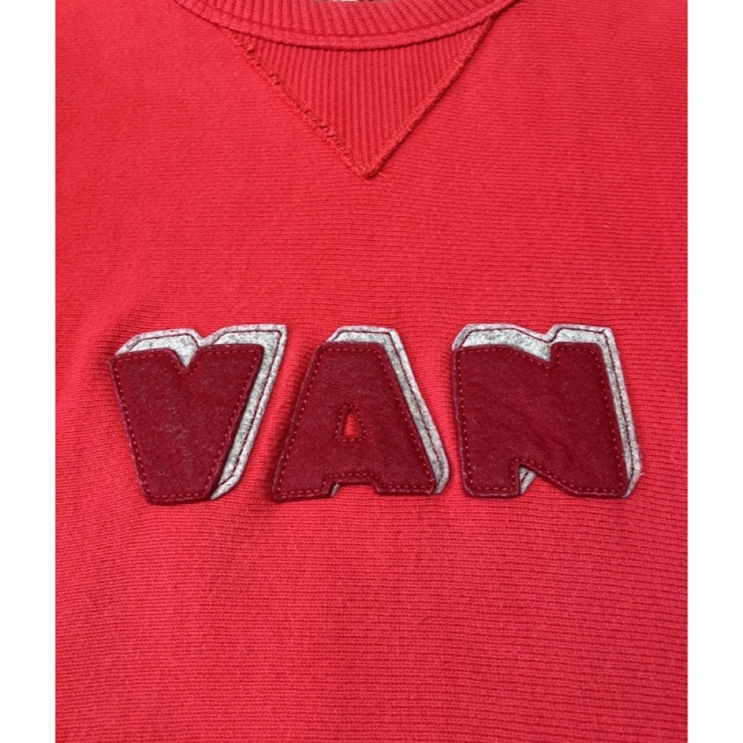 VAN Jacket(ヴァンヂャケット)のビンテージ VAN JAC ヴァンヂャケット 前V ガゼット スエット L 昭和 メンズのトップス(スウェット)の商品写真