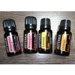 ドテラ(doTERRA)のdoTERRA　ウィンターグリーン【2本】＆オレンジとレモン(エッセンシャルオイル（精油）)