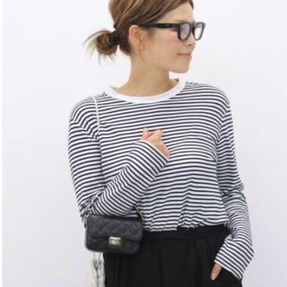 ドゥーズィエムクラス(DEUXIEME CLASSE)のDeuxieme Classe COCO Stripe TシャツNo5 w(カットソー(長袖/七分))