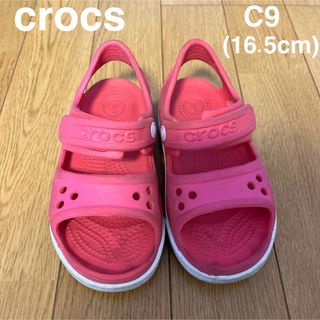 クロックス(crocs)のcrocs クロックス　サンダル　C9(16.5cm)(サンダル)