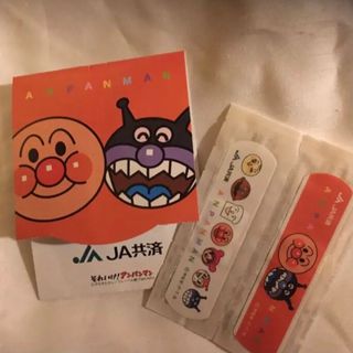 アンパンマン(アンパンマン)の アンパンマン　絆創膏　バンドエイド　非売品　JA共済　(キャラクターグッズ)