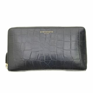 ジェイアンドエムデヴィッドソン(J&M DAVIDSON)の【J&MDAVIDSON】L ZIP WALLET MOCK CROC(財布)