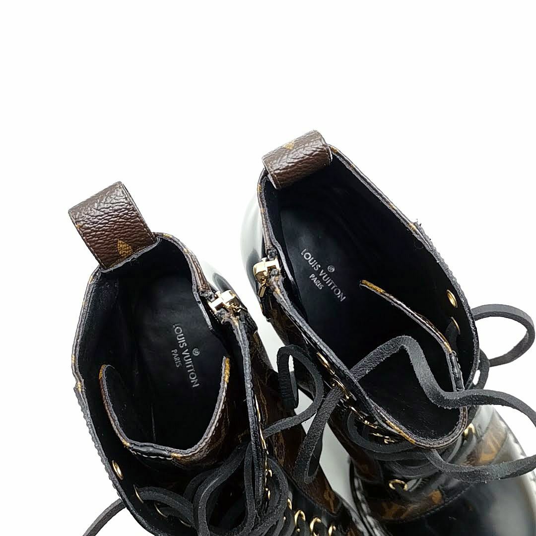LOUIS VUITTON - 美品 ルイヴィトン ブーツ モノグラム スター LOUIS VUITTON - 美品 ルイヴィトン ブーツ モノグラム スター