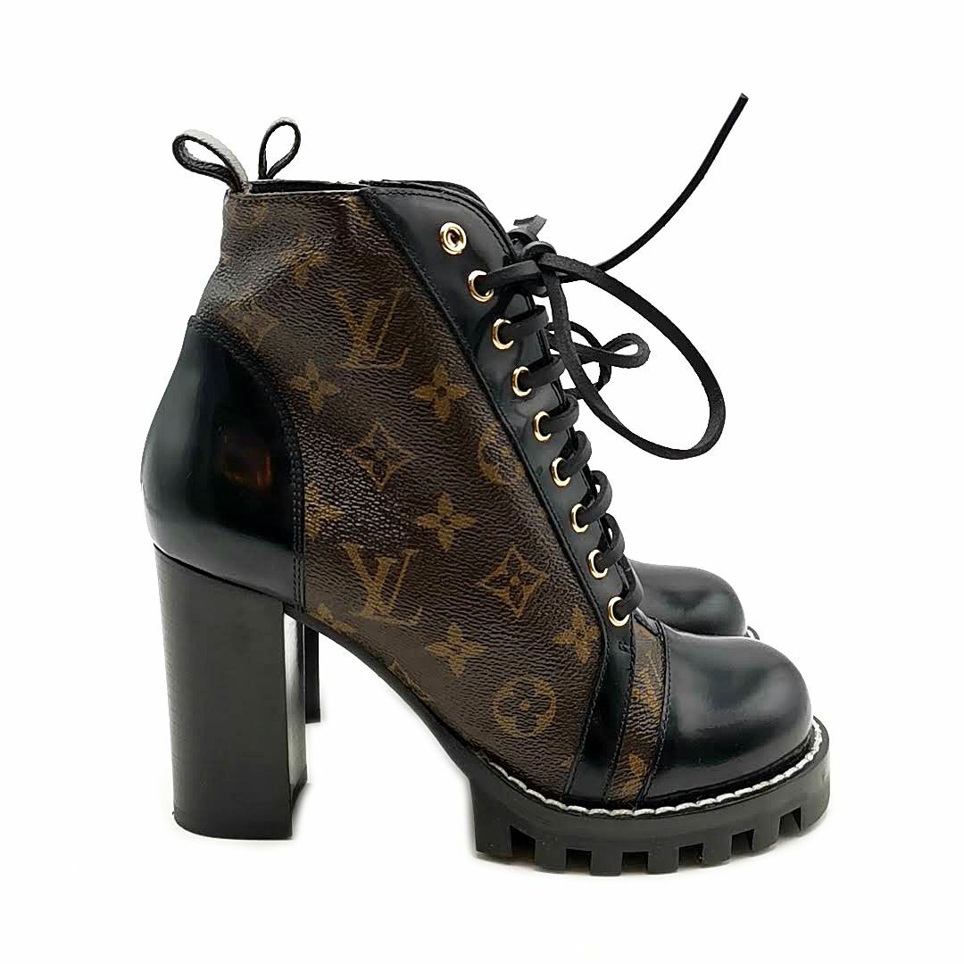LOUIS VUITTON - 美品 ルイヴィトン ブーツ モノグラム スター LOUIS VUITTON - 美品 ルイヴィトン ブーツ モノグラム スター