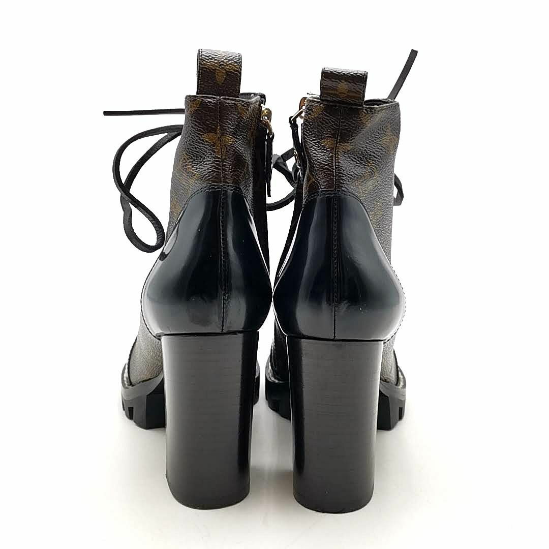 LOUIS VUITTON - 美品 ルイヴィトン ブーツ モノグラム スター LOUIS VUITTON - 美品 ルイヴィトン ブーツ モノグラム スター