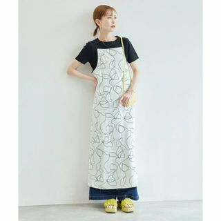 ロペピクニック(Rope' Picnic)の【オフホワイト（15）】線画プリントキャミソールワンピース(ロングワンピース/マキシワンピース)