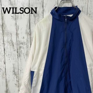 ウィルソン(wilson)のWILSON ウィルソン USA古着 ナイロンジャケット 刺繍 M メンズ(ナイロンジャケット)