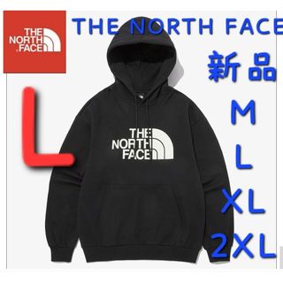 ザノースフェイス(THE NORTH FACE)のノースフェイス コットン パーカー 新品 フーディー ロゴ 長袖 トップス L(パーカー)