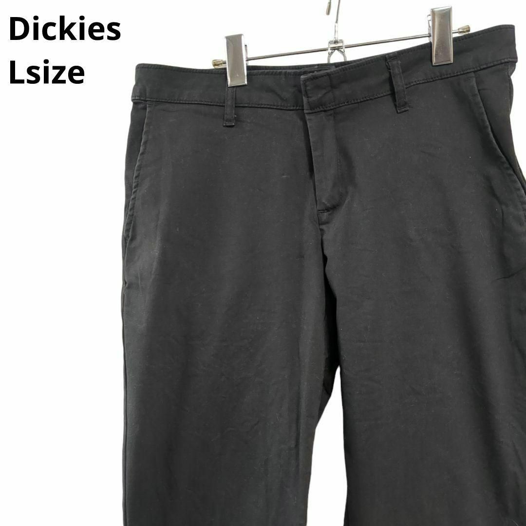 Dickies(ディッキーズ)のDickiesスリムパンツ　ボトムス　黒レディースL　7 レディースのパンツ(ワークパンツ/カーゴパンツ)の商品写真